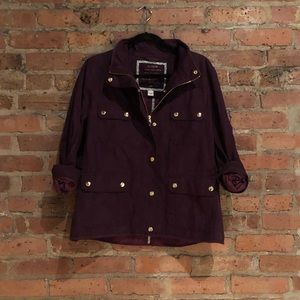 Burgundy Resin Jacket
